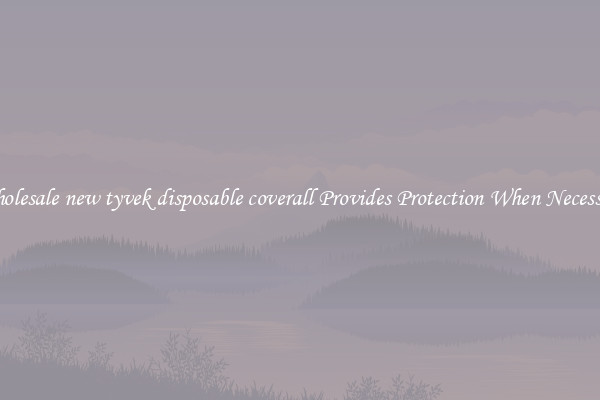 Wholesale new tyvek disposable coverall Provides Protection When Necessary