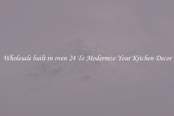 Wholesale built in oven 24 To Modernize Your Kitchen Decor