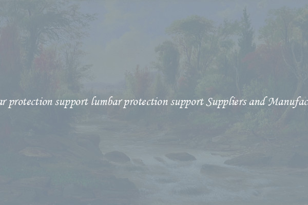 lumbar protection support lumbar protection support Suppliers and Manufacturers