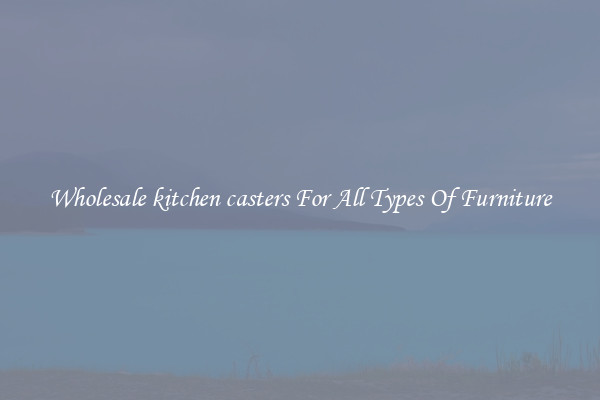 Wholesale kitchen casters For All Types Of Furniture